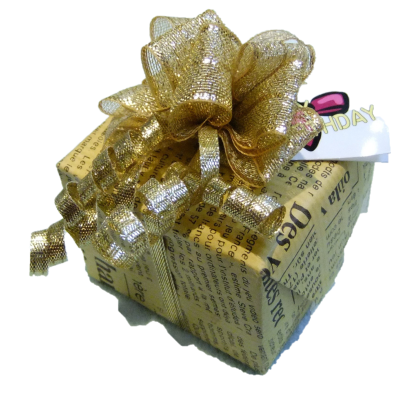 プレゼント用ラッピングの様子インスタグラム動画でどうぞ